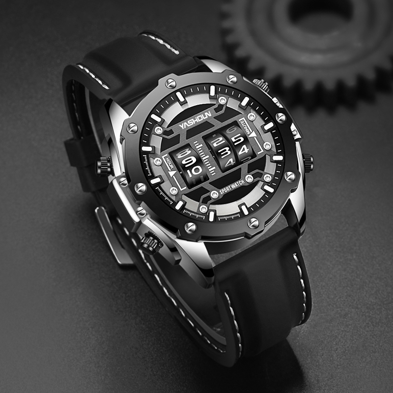Creative Watche Digital Quartz - огляд і ціна Leather Watch Band Men