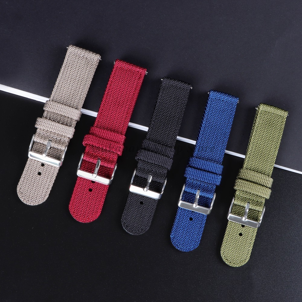 18 20 22 24mm Nylon Canvas Str - огляд і ціна Nato Strap Nylon