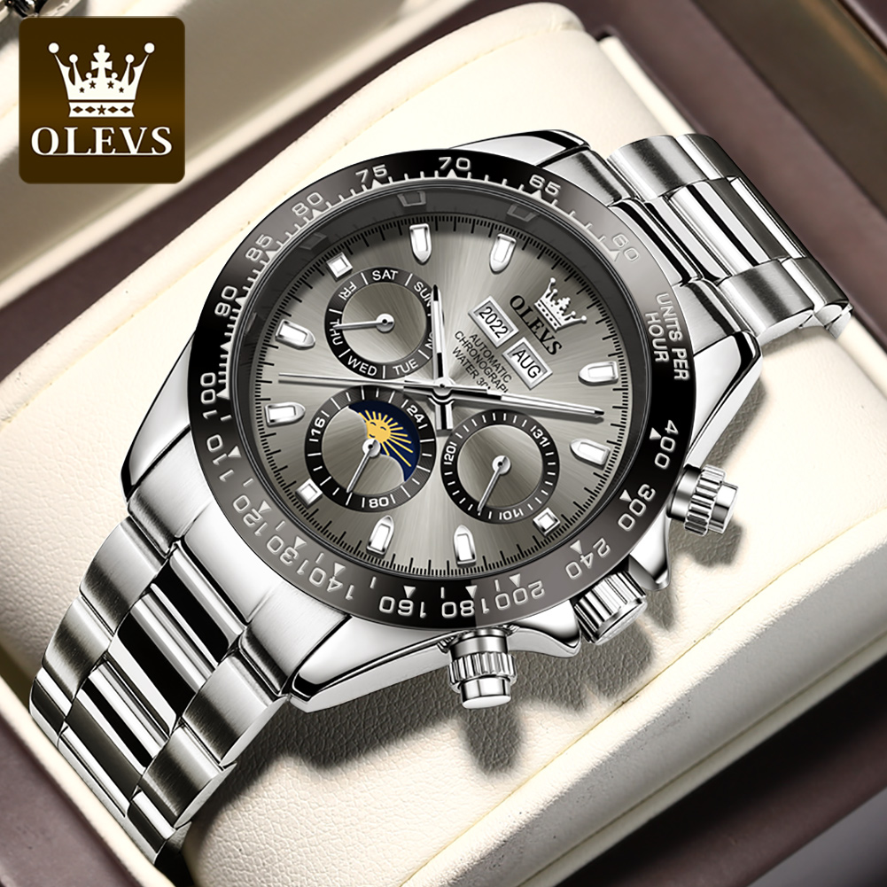 OLEVS 6654 Luxury Mens Watch C - огляд і ціна Cartier Watch Tank