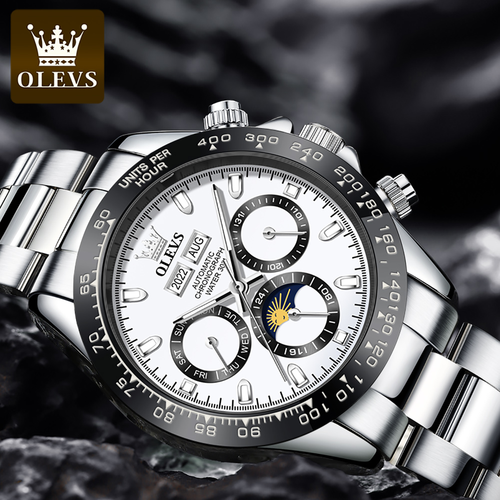 OLEVS 6654 Luxury Mens Watch C - огляд і ціна Cartier Watch Tank