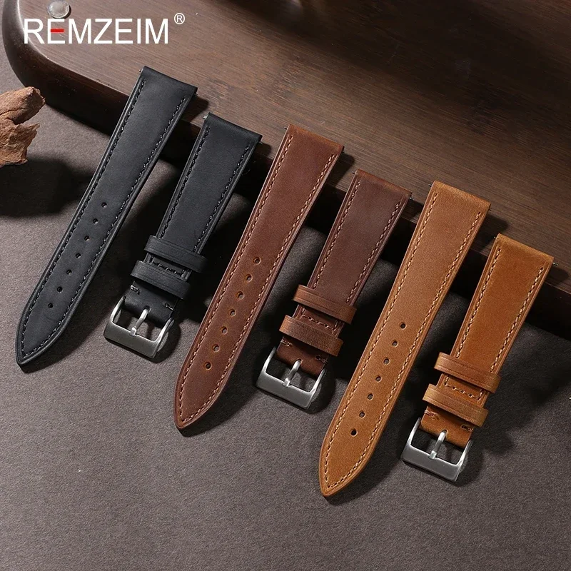 Crazy Horse Quick Release Leat - огляд і ціна Suede Strap Watch