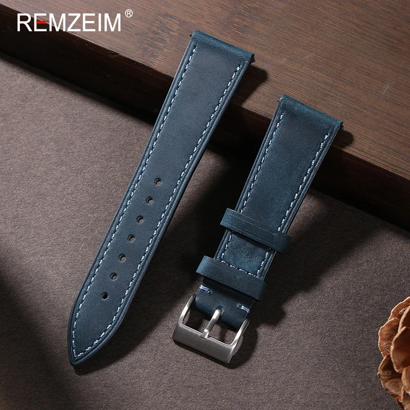 Crazy Horse Quick Release Leat - огляд і ціна Suede Strap Watch