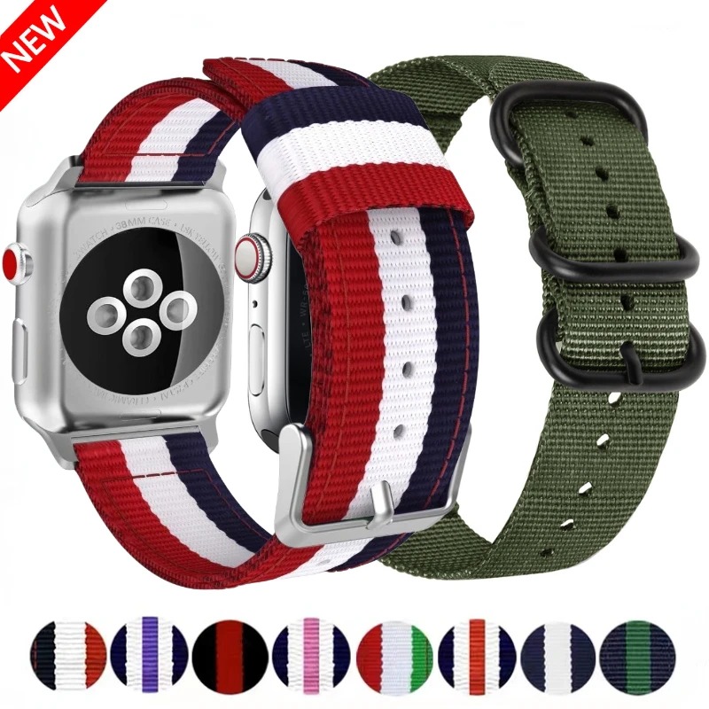 Nylon Canvas Strap For Apple W - огляд і ціна Canvas Strap Watch