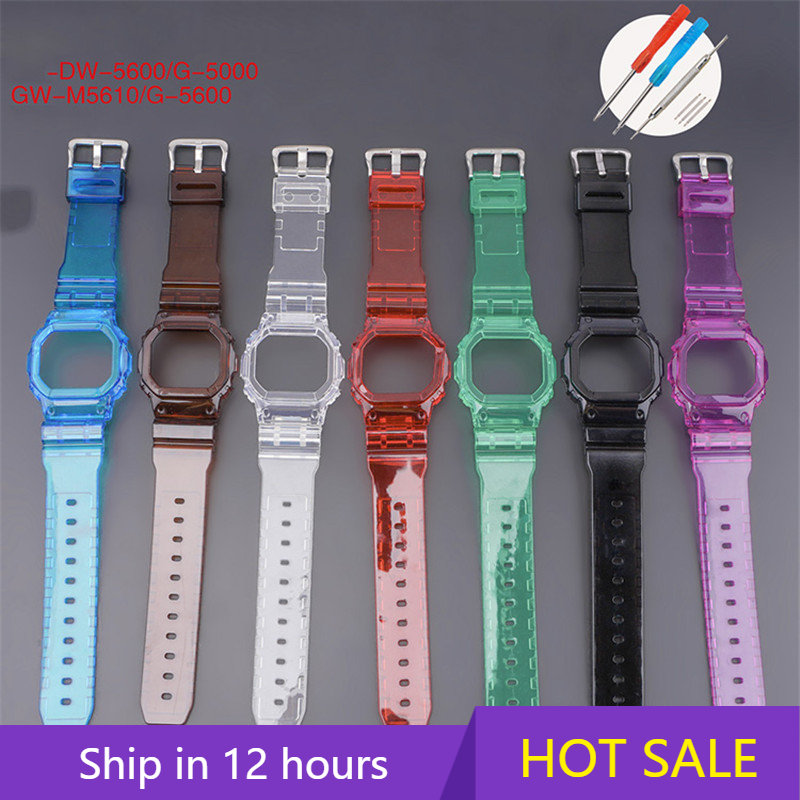 Resin Watch Strap+Case for Cas - огляд і ціна Casio Watch G-Shock Dw-5600