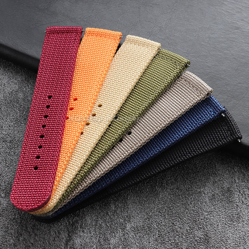 18mm 20mm 22mm 24mm Nylon Watc - огляд і ціна Canvas Strap Watch